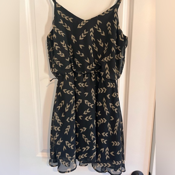 Black Poppy Aztec Mini Dress - Picture 4 of 4